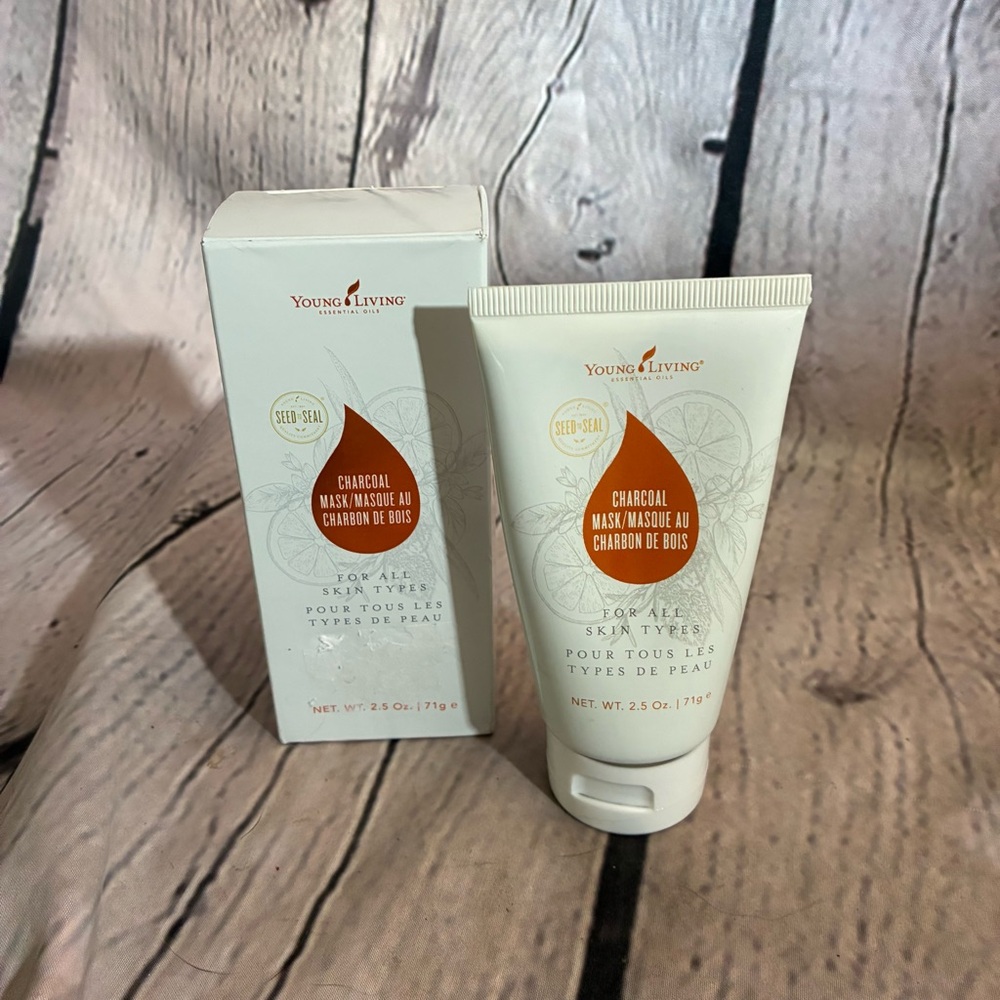Young Living Charcoal Mask 2.5 Oz New Sealed Face Spa Skin Self Care